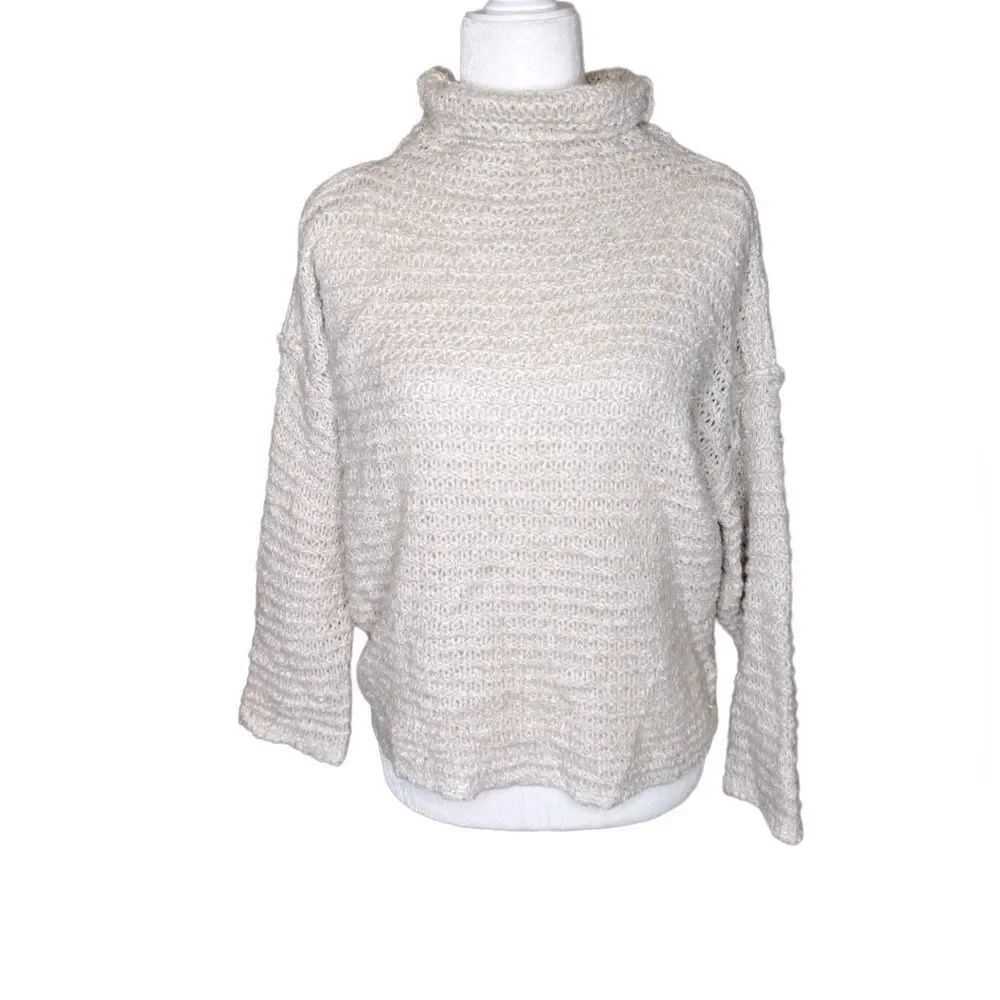Aerie knit mock neck loose fit sweater size XS